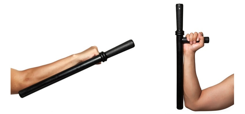 Handhabung eines Tonfa