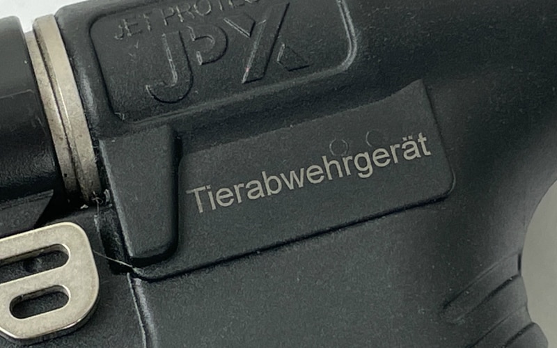Tierabwehrgerät Kennzeichnung